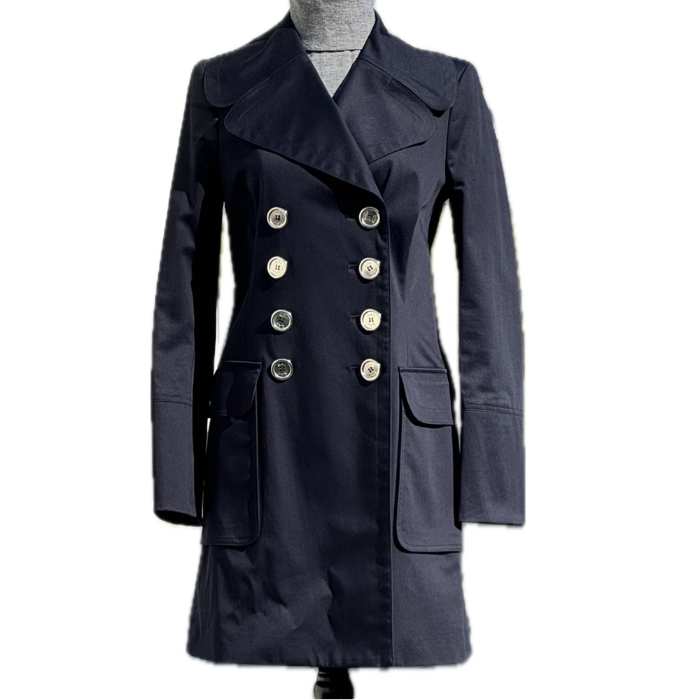 Women’s Vintage Burberry Clayton Trench Navy spring 07